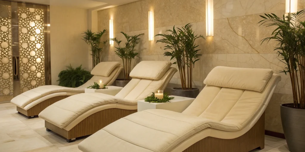 A calm and professional clinic setting for a Sculptra aesthetic treatment.