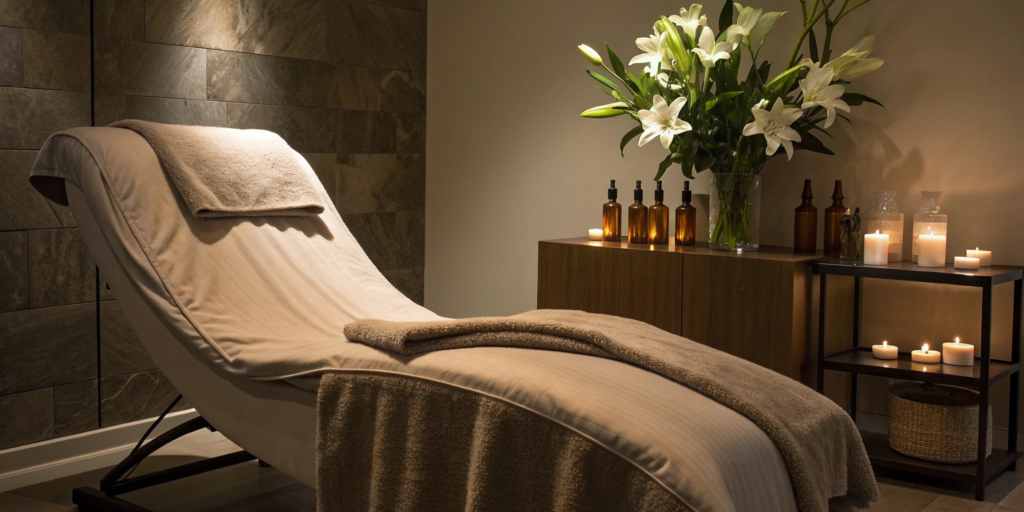 A professional room ready for non-surgical facial aesthetics treatments.