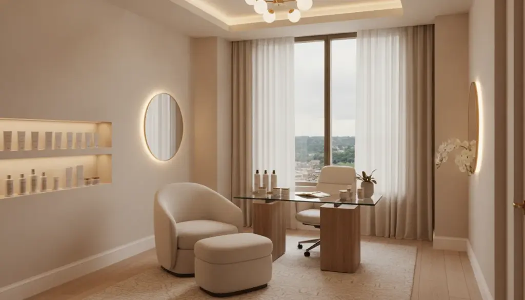 Elegant med spa treatment room for best med spa pittsburgh guide
