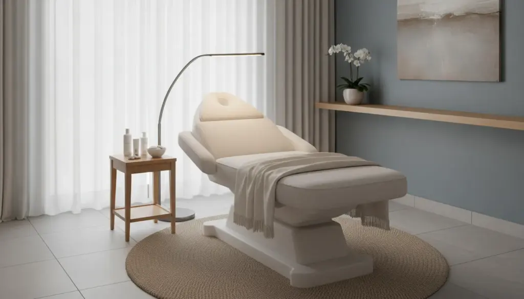 Elegant treatment room for PRX Derm Perfexion Pittsburgh