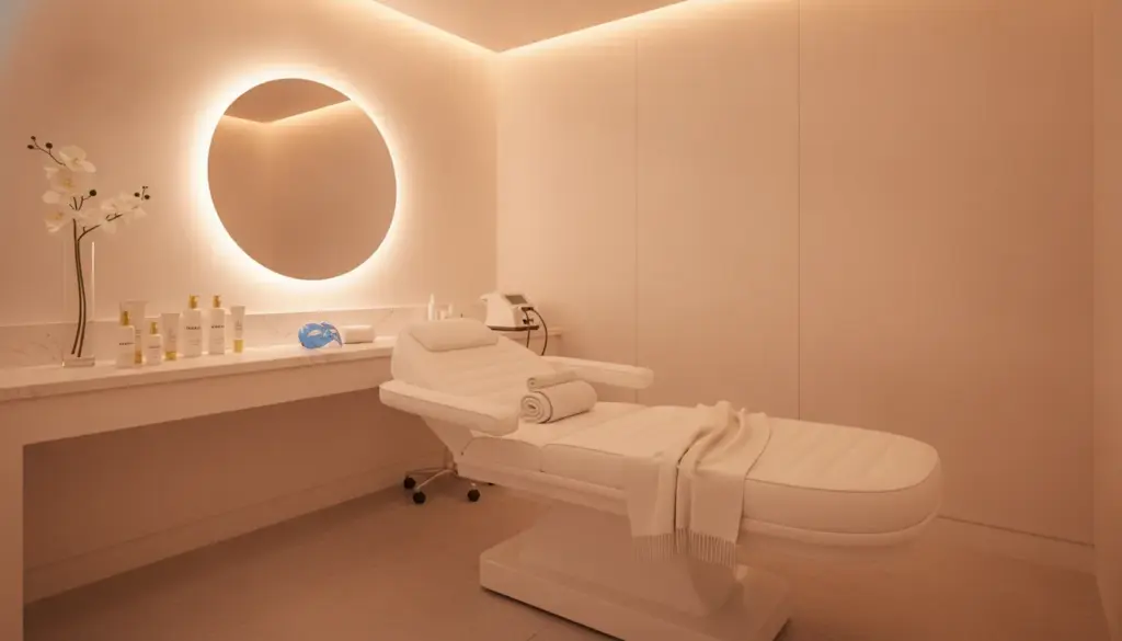 Elegant treatment room at Your Skin Prescription medical spa in Sewickley near Pittsburgh