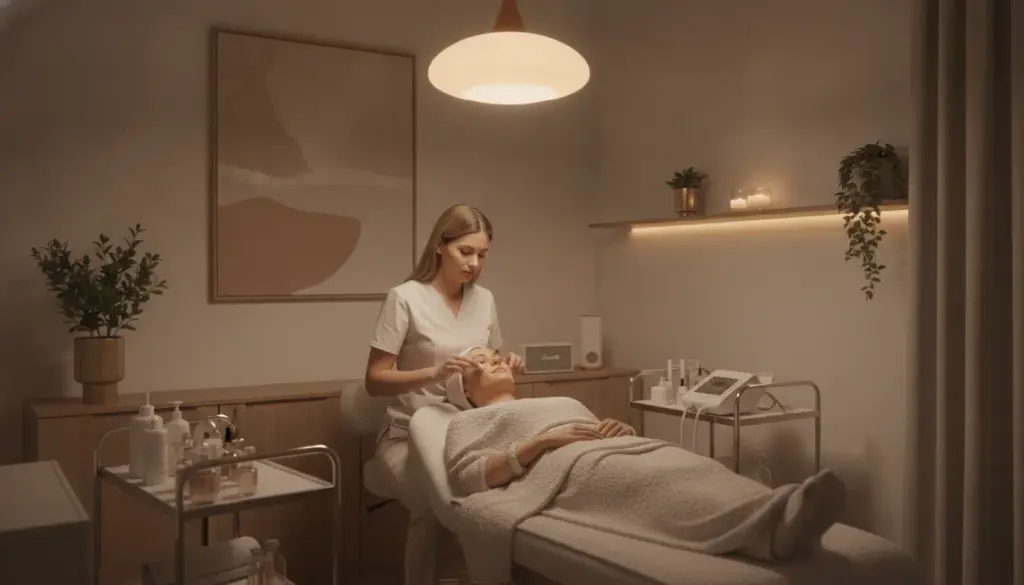 Elegant medical spa facial treatment at Your Skin Prescription in Sewickley Pittsburgh