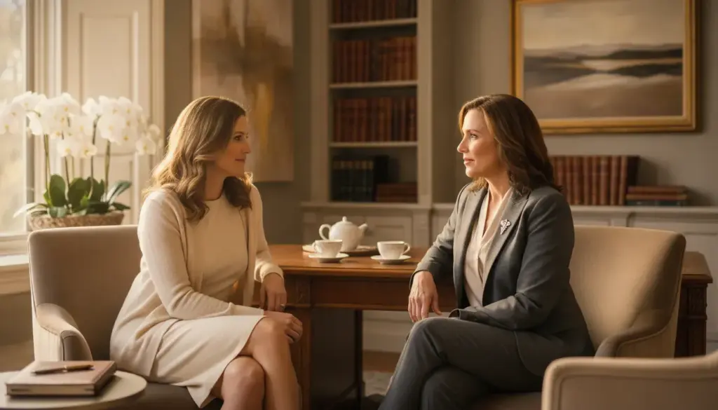 Private sexual wellness consultation between a woman and a medical professional in Pittsburgh