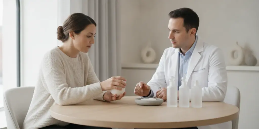A calm skincare consultation in a bright treatment room in Pittsburgh